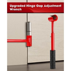 HolaYou Hinge Gap Adjustment Wrench,4 in 1 Tool Set for Residential and Commercial Heavy Door Hinge Adjustment,Hinge Repair Wrench for Round Bolt Hinged Doors.(Pin Connection)