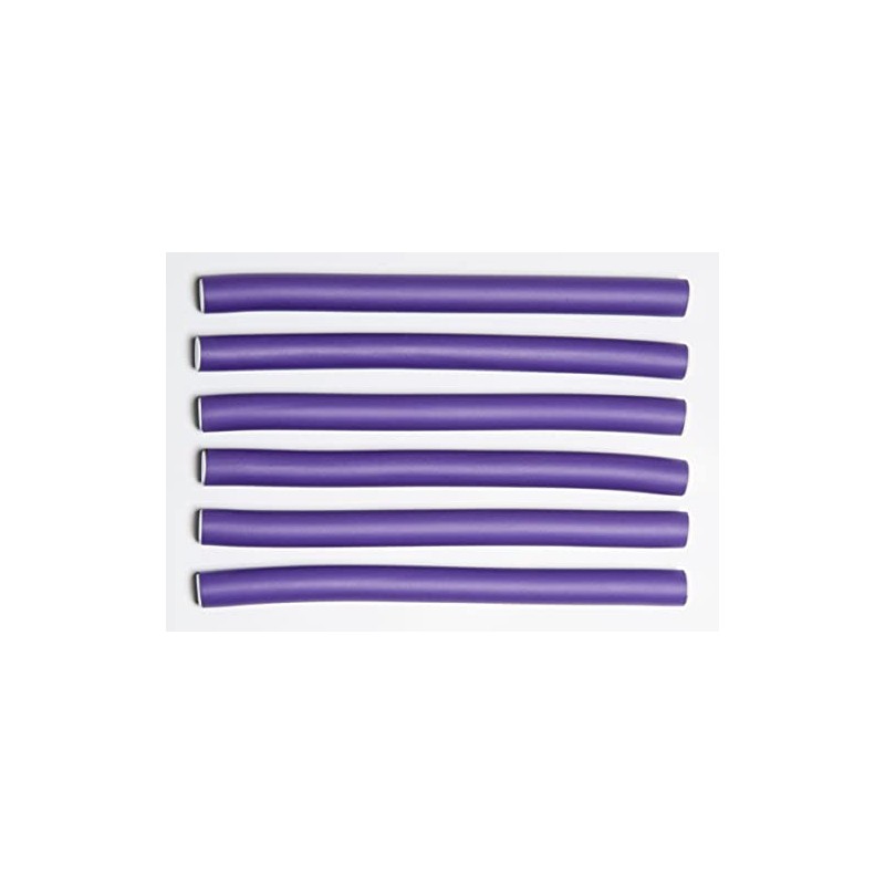 Diane DER002 Twist-flex Rods, Purple, 7/8 Inch 10 Pack