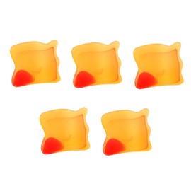 Baluue 5pcs Resin Guasha Scraper for Body Face Leg Massage Multi-functional Scraping Tools for Improved Circulation Metabolism Deform-resistant Massage Plates