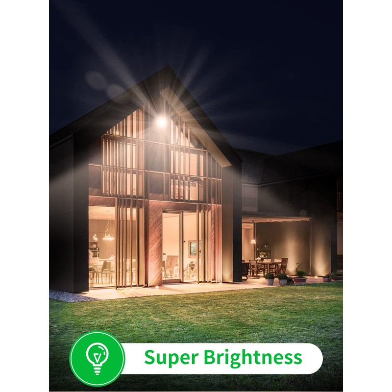 Viugreum 100W LED Flood Light, 8000LM 3000K Warm White, Slim