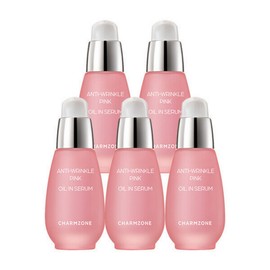Charmzone Anti-Wrinkle Pink Oil-in Serum 30ml 5 pieces / 참존 안티 링클 핑크 오일 인 세럼 30ml 5개