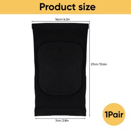 Dance Knee Pads for Women: Breathable Knee Pads - Thick Sponge Support Knees Protector - Soft Brace Breathable Sleeve Protective for Volleyball Football Dance Yoga Tennis Running Cycling Jogging