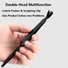 Nail Tweezers, Stainless Steel Double End Nail Shaping Tweezer Clip,