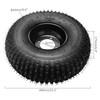REBEKAMODS 8 Inch Knobby Tires Wheels Combo 19x7-8, 19x7x8 Lug