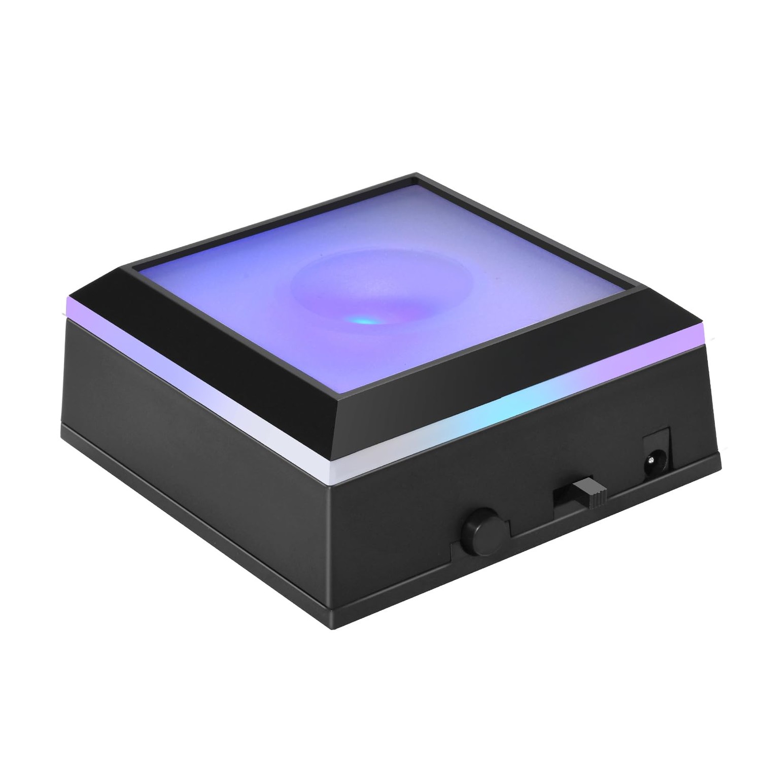 IFOLAINA Luminous Coaster LED Pedestal Rainbow Herbarium Light Coaster ...