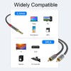 ANYPLUS 0.14 inch (3.5 mm) to 2 RCA [6.6 ft