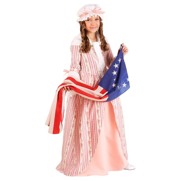 Betsy Ross Kid Costume Large
