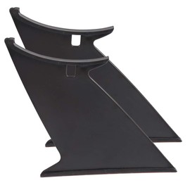 PIT66 Wing Stabilizer Support, Compatible with Subaru Impreza WRX STI Sedan 2015 2016 2017 2018 2019, Black Spoiler Stiffi 2PCS