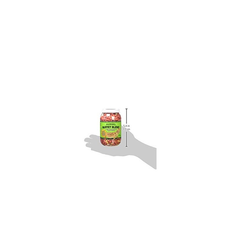 Fluker's Buffet Blend Adult Bearded Dragon Veggie Variety Diet, 4.5
