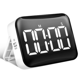 Souhgaue Digital Kitchen Timer - Magnetic Countdown Count Up Timer with LED Display Loud Volume for Cooking and for Kids