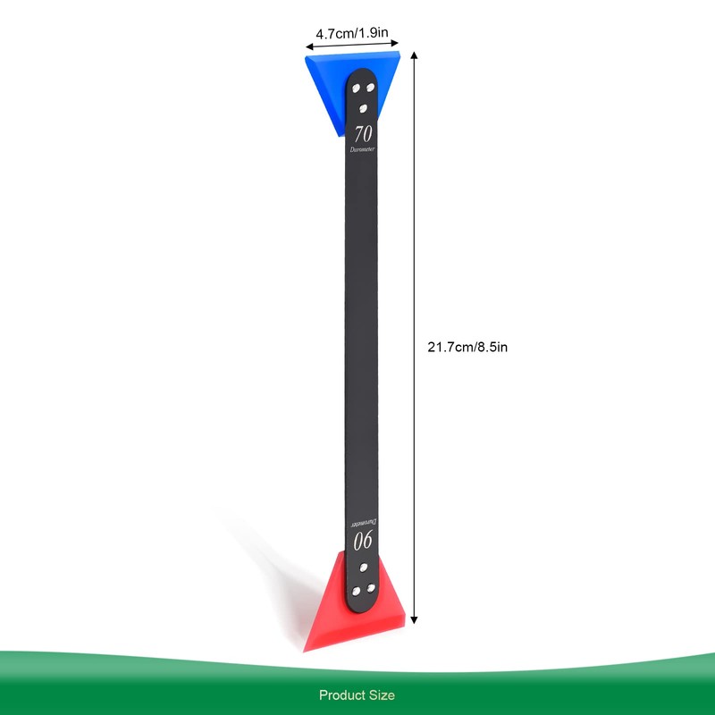 FOSHIO Small Squeegee for Vinyl, 2 in 1 Different Hardness