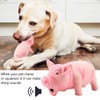 GOTOTOP Latex Pig Toys with Grunt Sound, Cute Bite-Resistant Portable