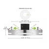 Commercial Electric Flexinstall LED 10 in. Brushed Nickel Cut Out