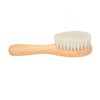 Hohopeti Natural Wool Baby Hairbrush Comb Set Wooden Handle Soft