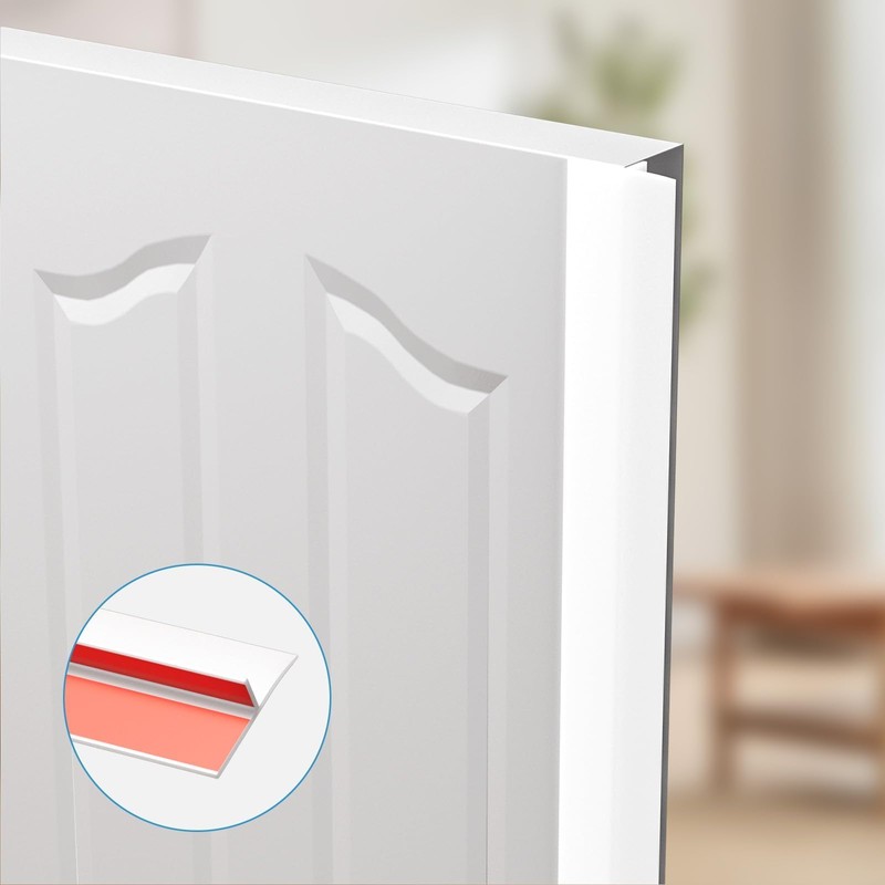 Elvone T-Shaped Door Draft Stopper, 1.97 in x 20 Ft
