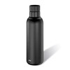 cilio Deluxe Insulated Drinking Bottle, Stainless Steel Thermal Flask, 360°