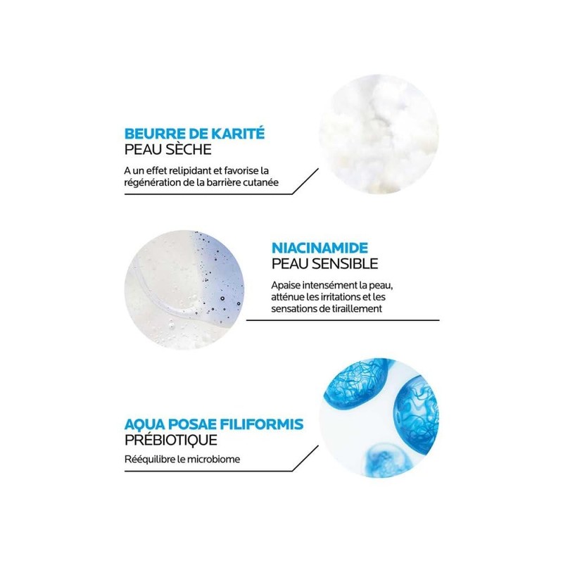 Roche Posay Lipikar Syndet AP+ Reinigungs-Cremegel, 200 ml