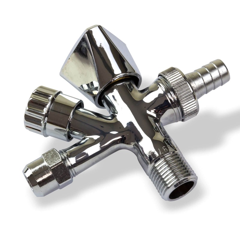 Stabilo-Sanitaer Combination Angle Valve 1/2 Inch x 10 mm Device