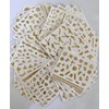 30 Sheets Gold Nail Art Stickers(G14)