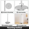VEHHE Paper Towel Holder Countertop, Single Hand Operable Paper Towel