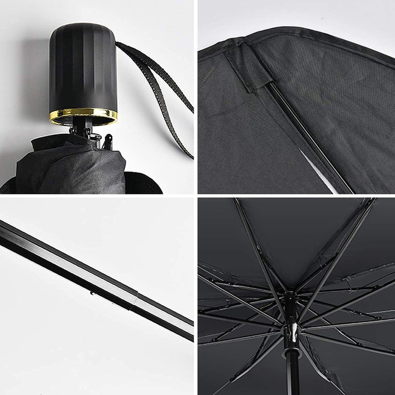 helloleiboo Car Windshield Sun Shade UV Rays and Heat Sun