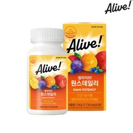 Alive Multivitamin 60 tablets (1 bottle) / 2-month supply / 얼라이브 멀티비타민 60정 1병  2개월분