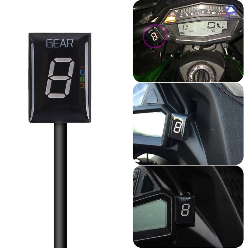 IDEA Waterproof Motorcycle Gear Indicator for Yamaha, Motorcycle LED Digital