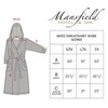 Mansfield Unisex Hooded Sweatshirt Cotton Polyester Blend Spa Robe Bath