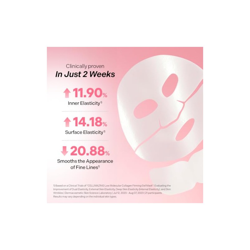 Torriden CELLMAZING Low Molecular Collagen Firming Gel Facial Sheet Mask,