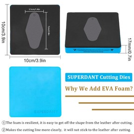 SUPERDANT Leather Key Ring Cutting Dies Key Organiser Holder Leather Craft Punch Small Gifts Vintage Motel Key Ring Wooden Punches Leather Craft Punches