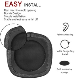 Major III Ersatz-Ohrpolster für Marshall Major III 3 kabelgebundene / kabellose Bluetooth-On-Ear-Kopfhörer, Braun