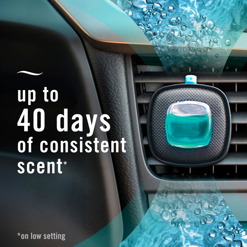 Febreze Car Air Freshener, Odor-Fighting Automotive Vent Clip, Scented Car