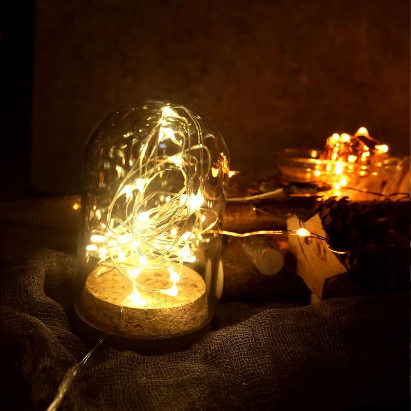 6 Pack 7Ft Starry String Lights No Remote Waterproof Fairy