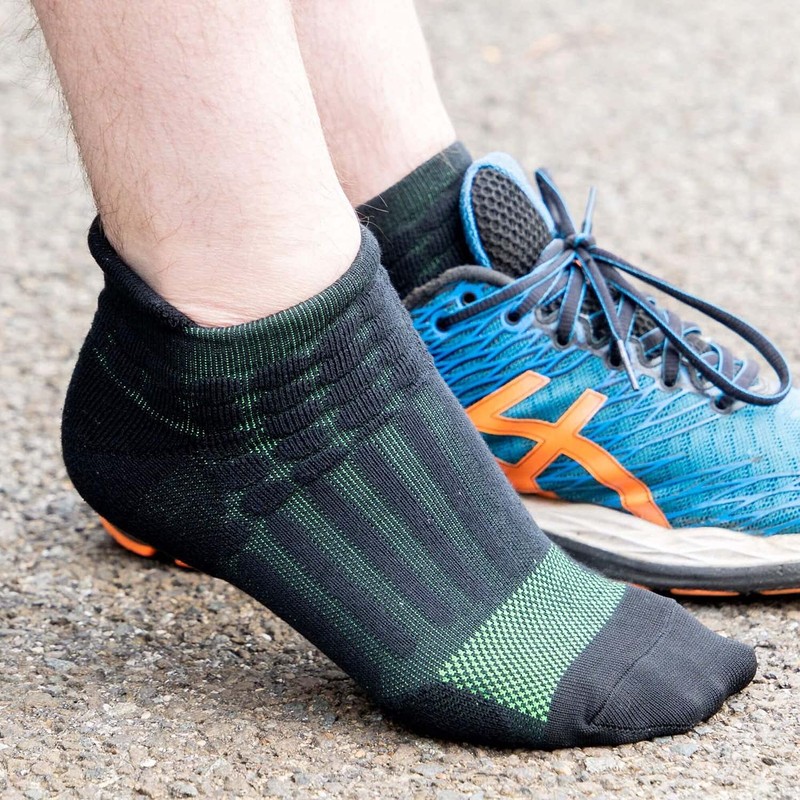 RunTechnology Performance Low-Cut Socks | Black | Medium