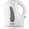 Brentwood Appliances KT-1610 Cordless Plastic Tea Kettle, 1.0-Liter, White