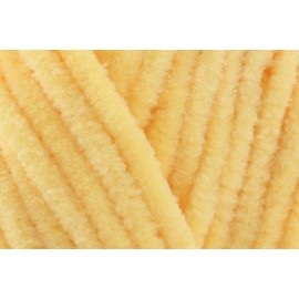 Sirdar Happy Chenille DK Crochet Yarn, 100% Polyester Soft Double Knitting Wool for Decoration, Toys - 15g Balls - Duckling (0014) - Pack of 3