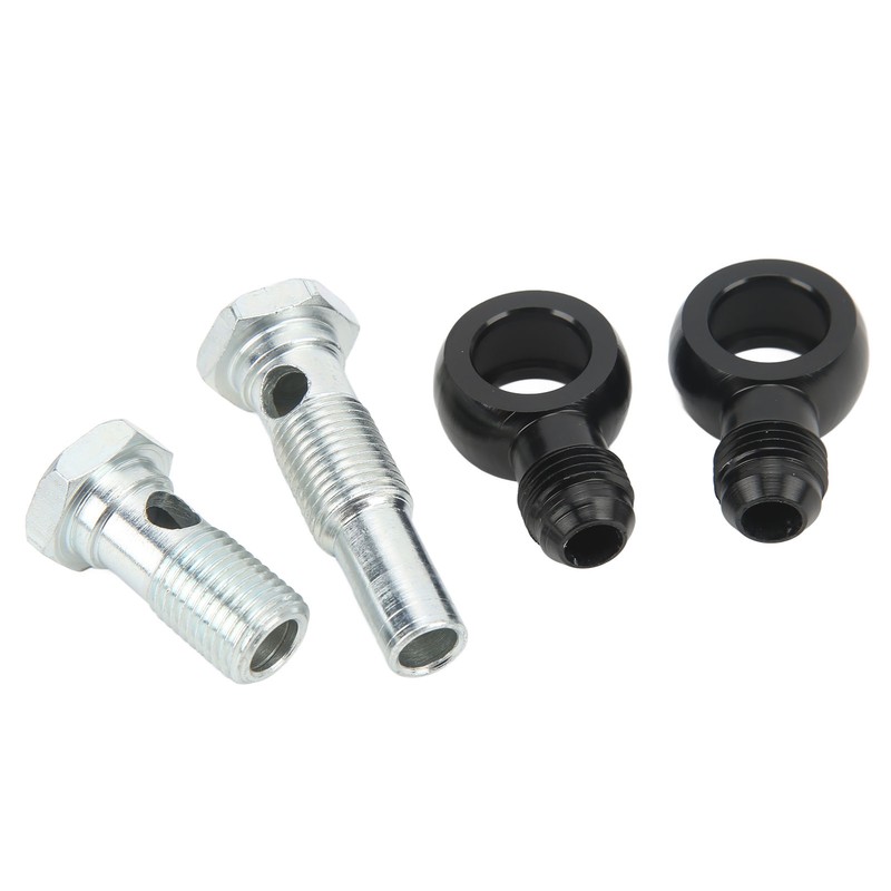 Transmission Oil Cooler Banjo Fitting Kit AN6x1/4NPSM Aluminum Alloy for