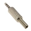 kenable 3.5mm 4 Pole METAL Solder Jack Plug For Audio