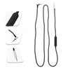 MERRYHAPY Fit 2.5mm Headphone Cable Nylon Material Volume Control Gaming