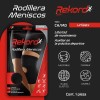 Rodillera Deportiva Rekord Flexible y Ajustable para Meniscos, en Negro