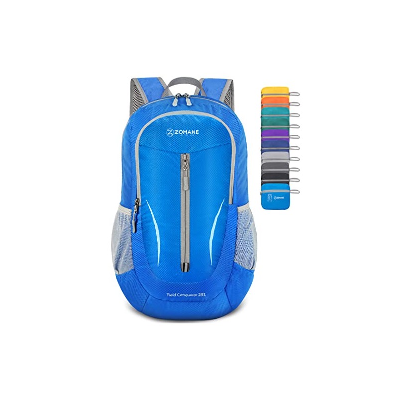 ZOMAKE Ultra Lightweight Packable Backpack 25L, Foldable Hiking Backpacks Water