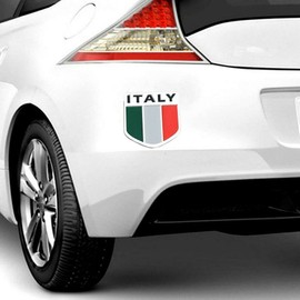 AIMALL Flag of Australia Germany Aluminium Car Emblem Badge Decal Sticker 5X5cm (1.97X1.97in) – Weather-Resistant Vehicle Sticker, Durable Aluminium Alloy