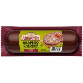 Jalapeno Cheddar Summer Sausage 12 oz (Pack of 4)