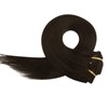 Full Shine Clip in Hair Extensions Brown Hair Extensions Real