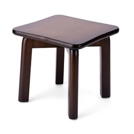 StrongTek Sturdy Bamboo Step Stool with Anti-Slip Feet, Easy-Assembly, 350 LBS Capacity, Ideal for Kids and Adults, Perfect for Bathroom, Bedroom, or Doorway Use, 11" x 11" x 10.6"