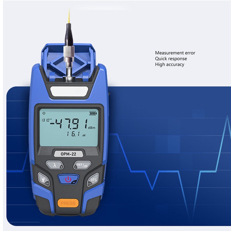 Optical Power Meter with LED Flashlight Network Line Sequence Test