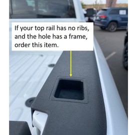 ES ENGINEERED BY SCHILDMEIER Stake Pocket Cover Set for 2009-2018 Ram Pickup (Set of 2)