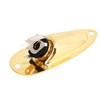 Boat Guitar Output Jack Gold Metal Electric Guitar Pickup Output