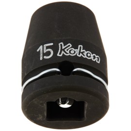 Yamashita Industrial Laboratory (Ko-ken) Impact Socket, Hexagonal 14400M-15, Opposite Side Dimensions: 0.6 x 0.5 x 0.5 inches (12.7 x 12.7 x 38 mm)
