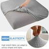 Elehealthy Waterproof Couch Cushion Cover Stretch Jacquard Sofa Cover 3
